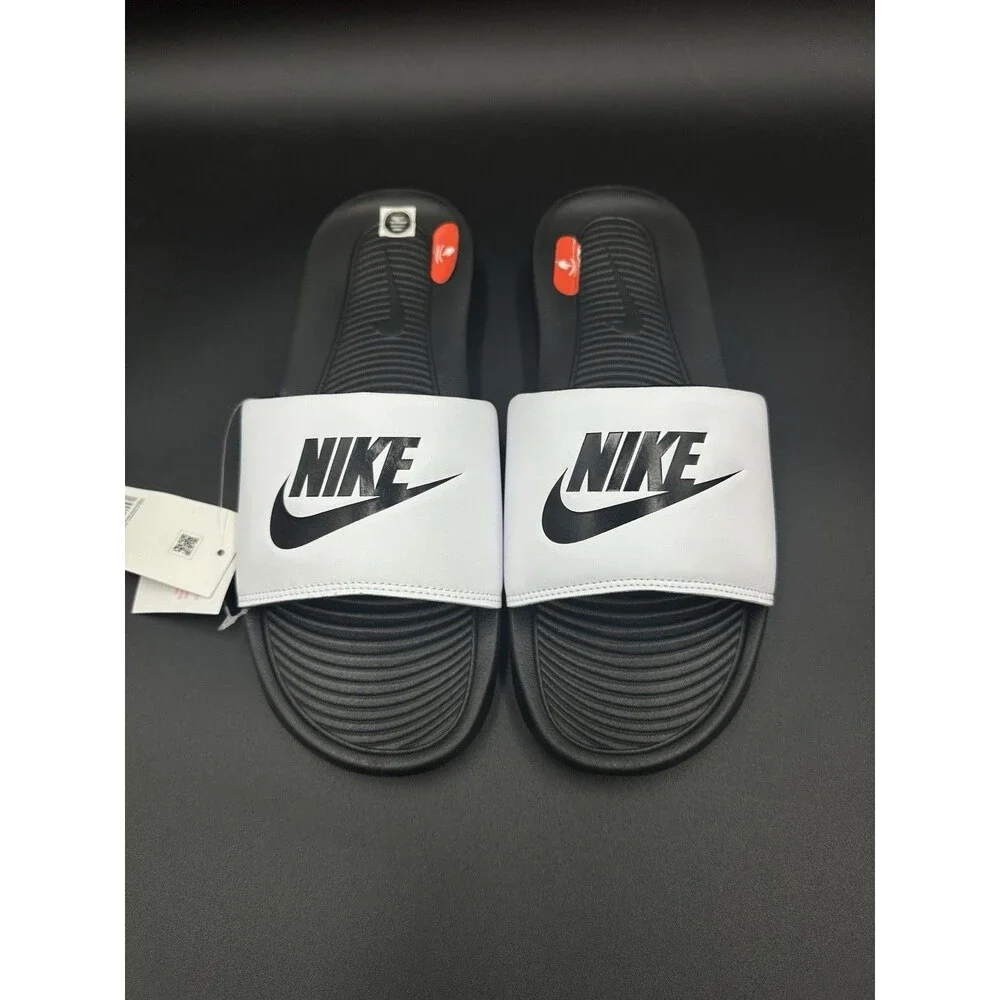 Men's Nike Victori One Slide Black/Black-White (CN9675 005) - SIZE 11